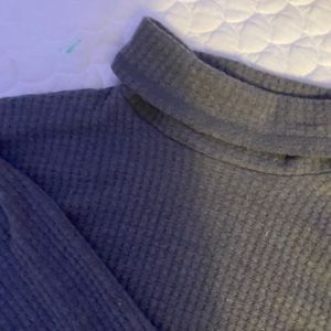 Wild Fable Cropped Turtle Neck Blouse